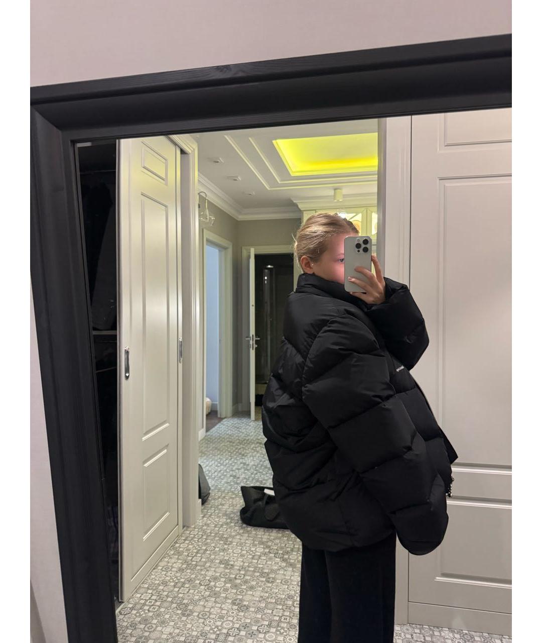 BALENCIAGA Черный пуховик, фото 8