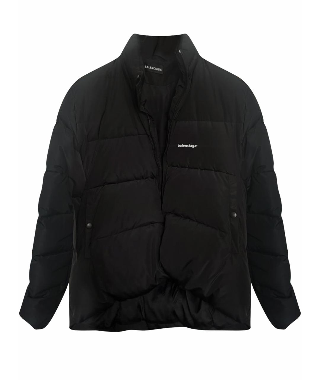 BALENCIAGA Черный пуховик, фото 1