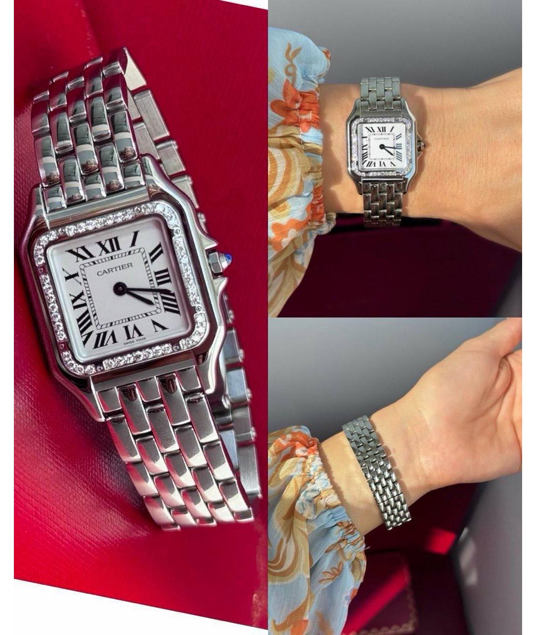 CARTIER Серебряные часы, фото 7