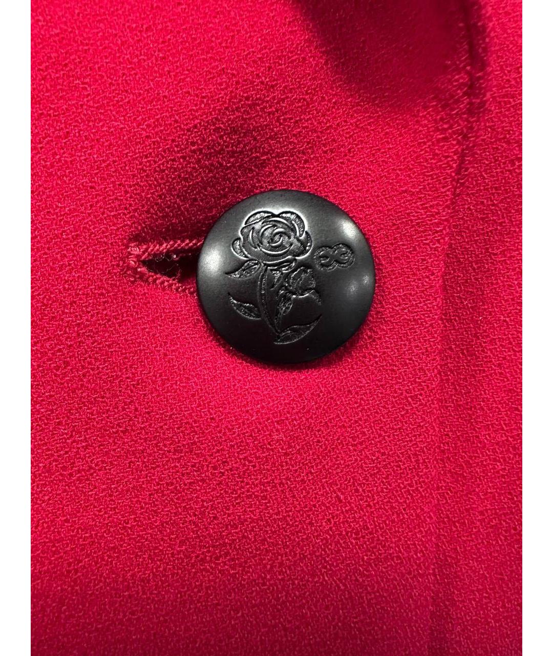 ESCADA Красный шерстяной жакет/пиджак, фото 5