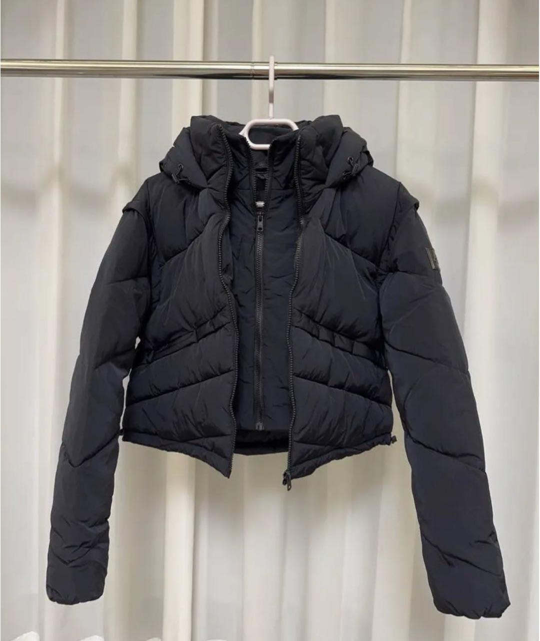 ALO YOGA Черная полиэстеровая куртка, фото 8