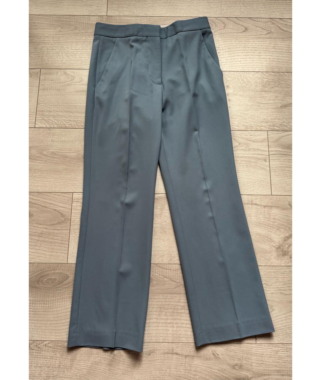 STELLA MCCARTNEY Голубой шерстяной костюм с брюками, фото 6