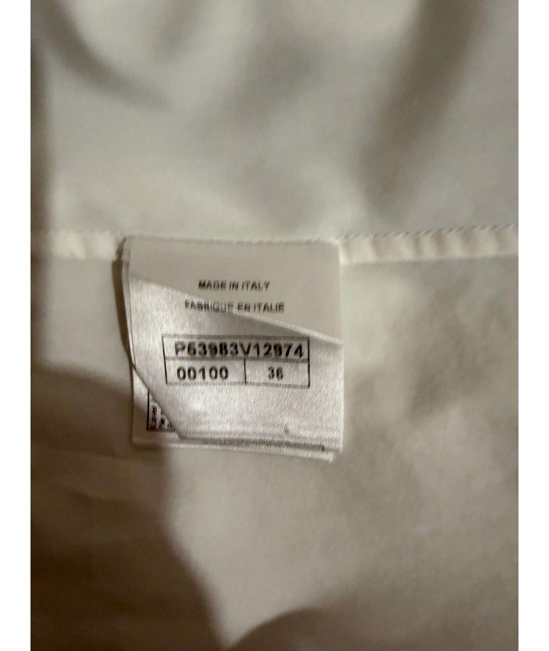 CHANEL Белая хлопковая рубашка, фото 5