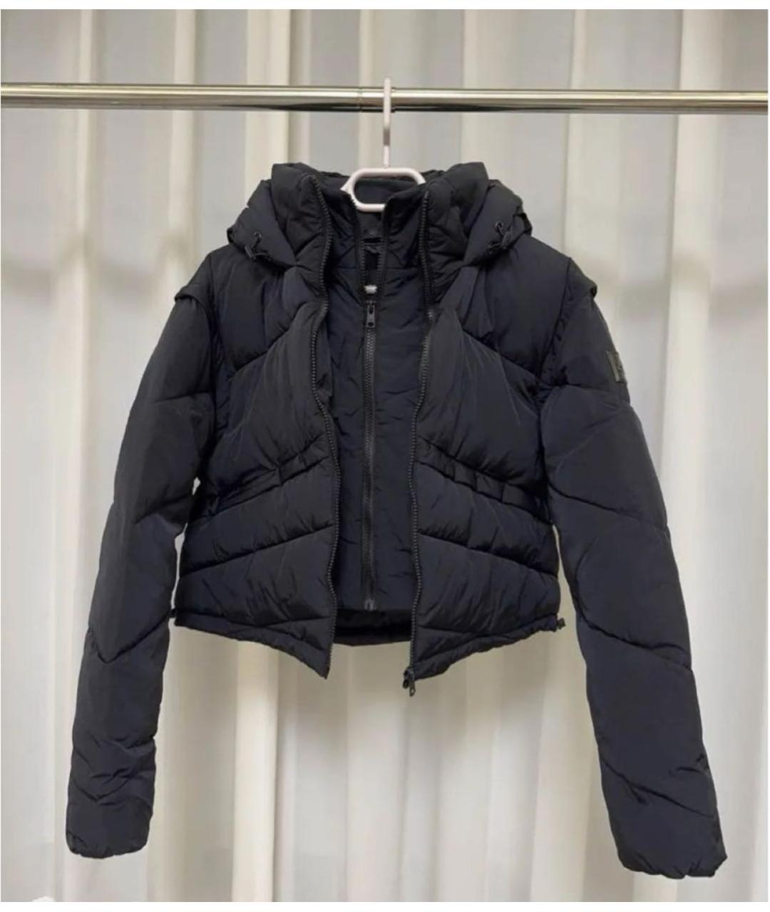 ALO YOGA Черный полиэстеровый пуховик, фото 5