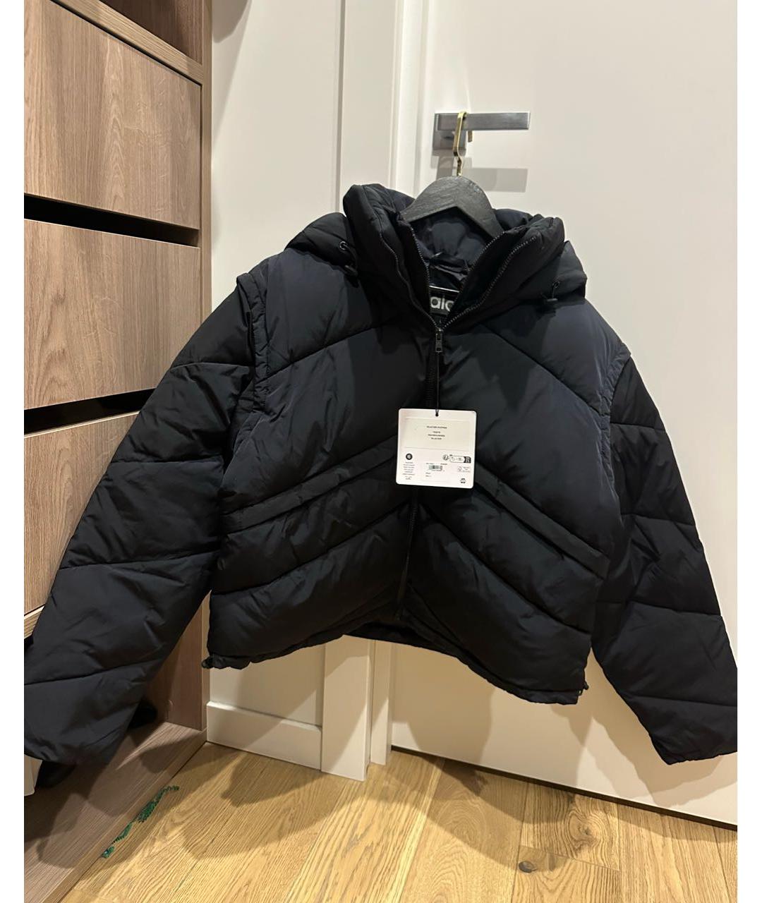 ALO YOGA Черный полиэстеровый пуховик, фото 8