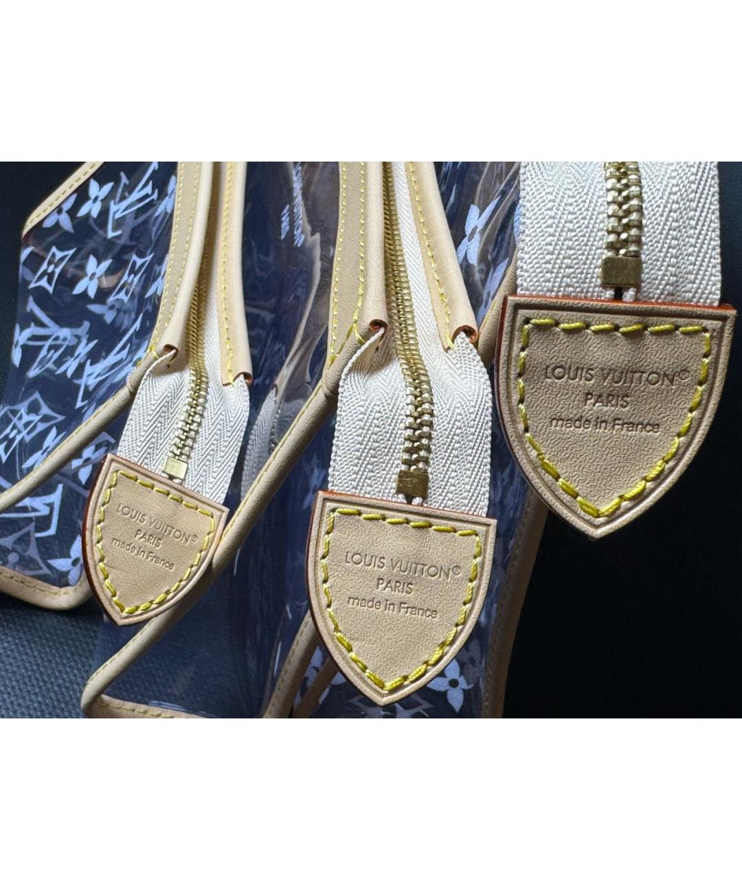 LOUIS VUITTON Бежевая косметичка, фото 7