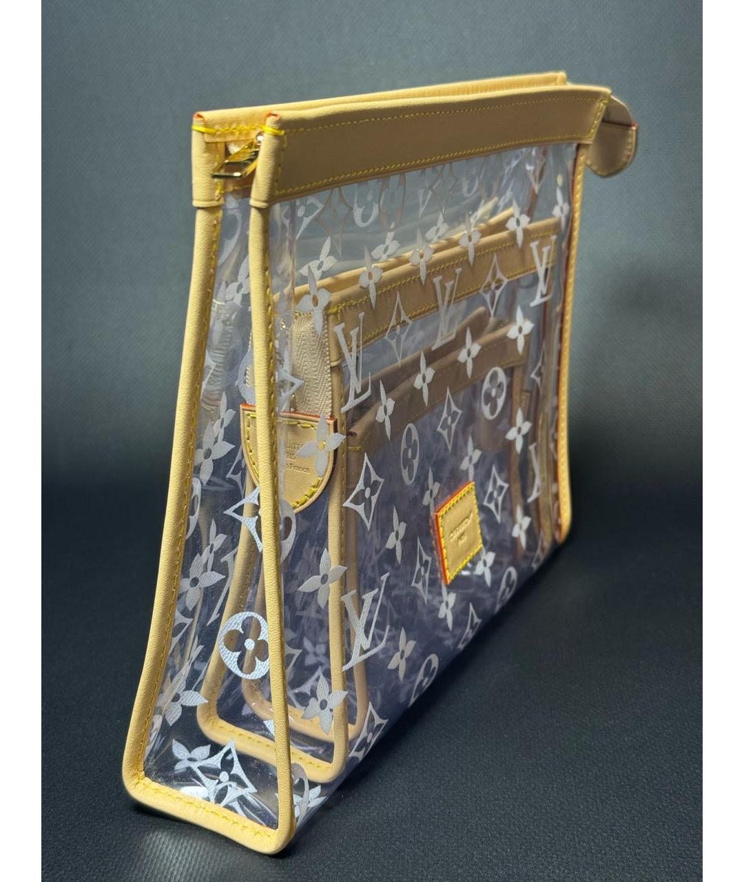 LOUIS VUITTON Бежевая косметичка, фото 3