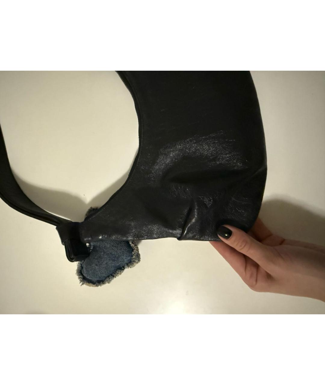 ADER ERROR Черная кожаная сумка через плечо, фото 8