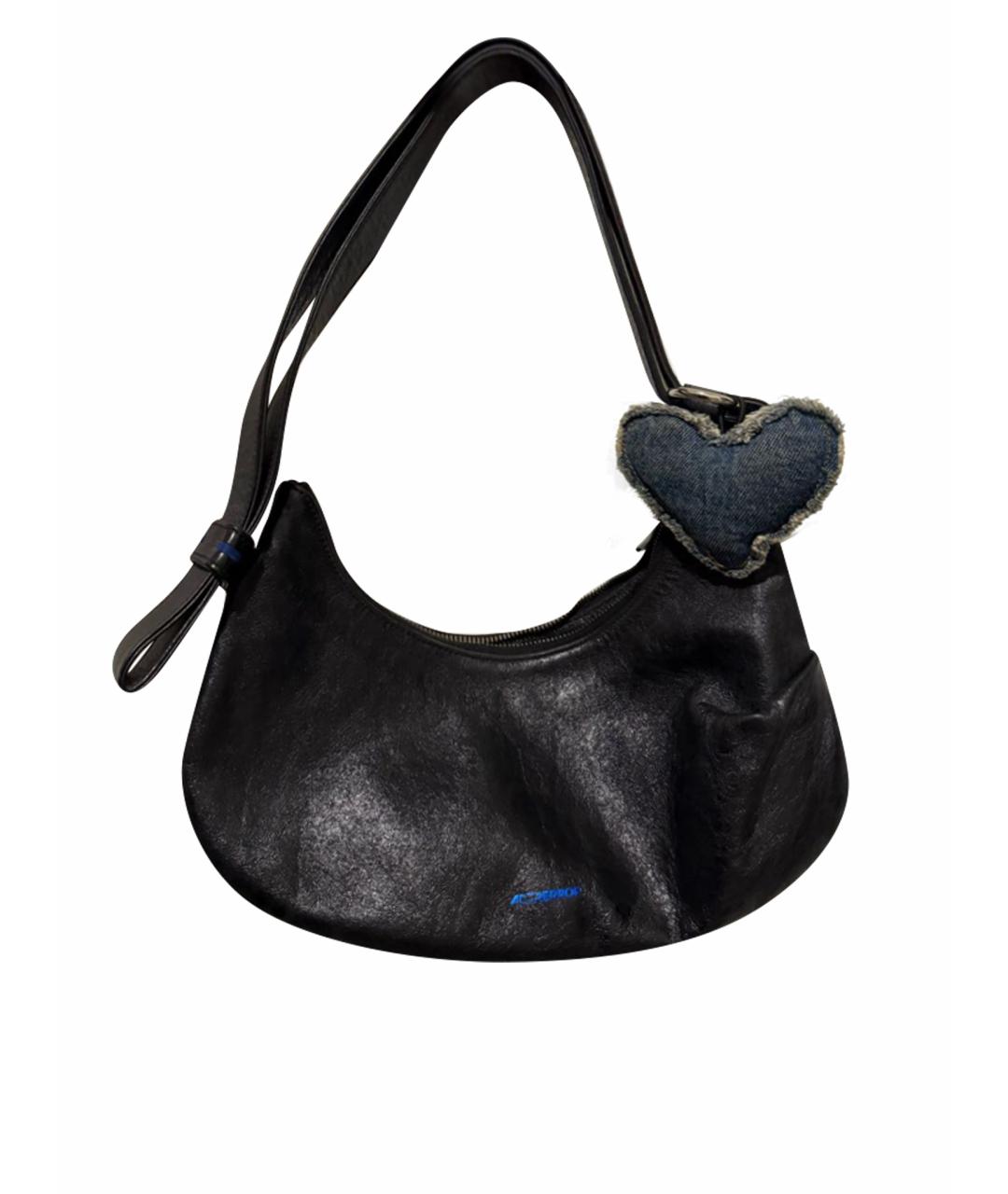 ADER ERROR Черная кожаная сумка через плечо, фото 1