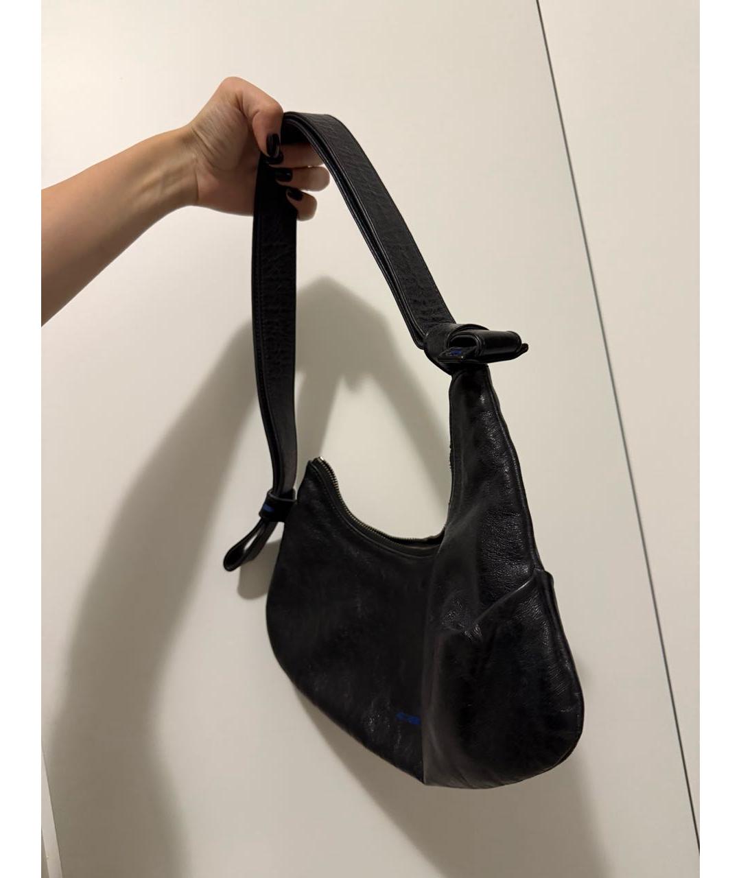 ADER ERROR Черная кожаная сумка через плечо, фото 5