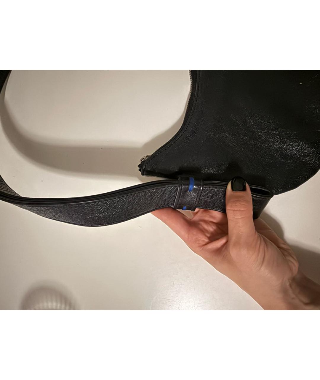 ADER ERROR Черная кожаная сумка через плечо, фото 7