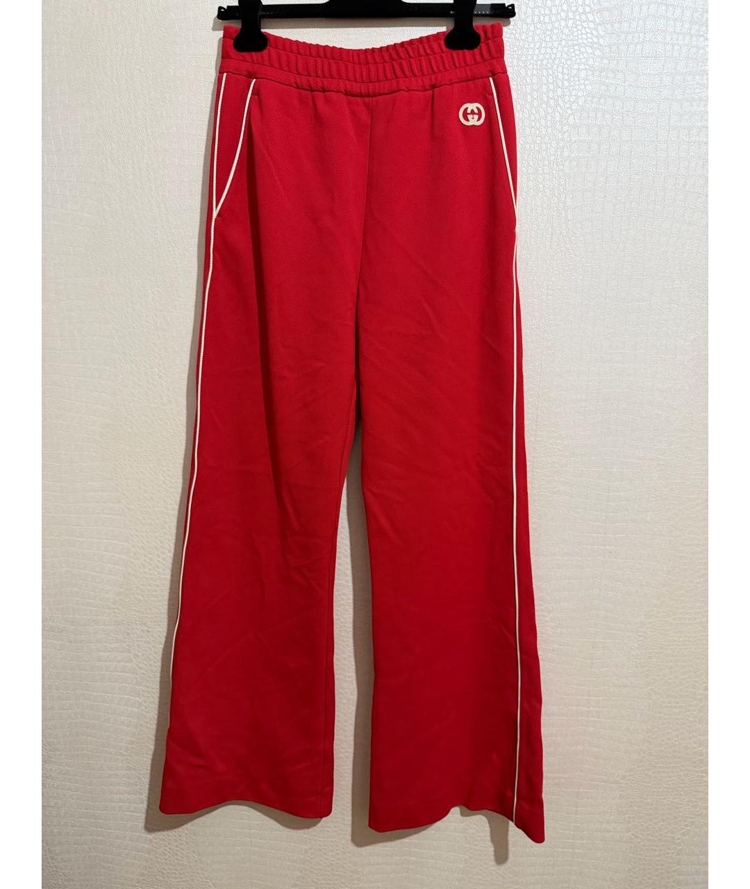 GUCCI Красный полиамидовый костюм с брюками, фото 2