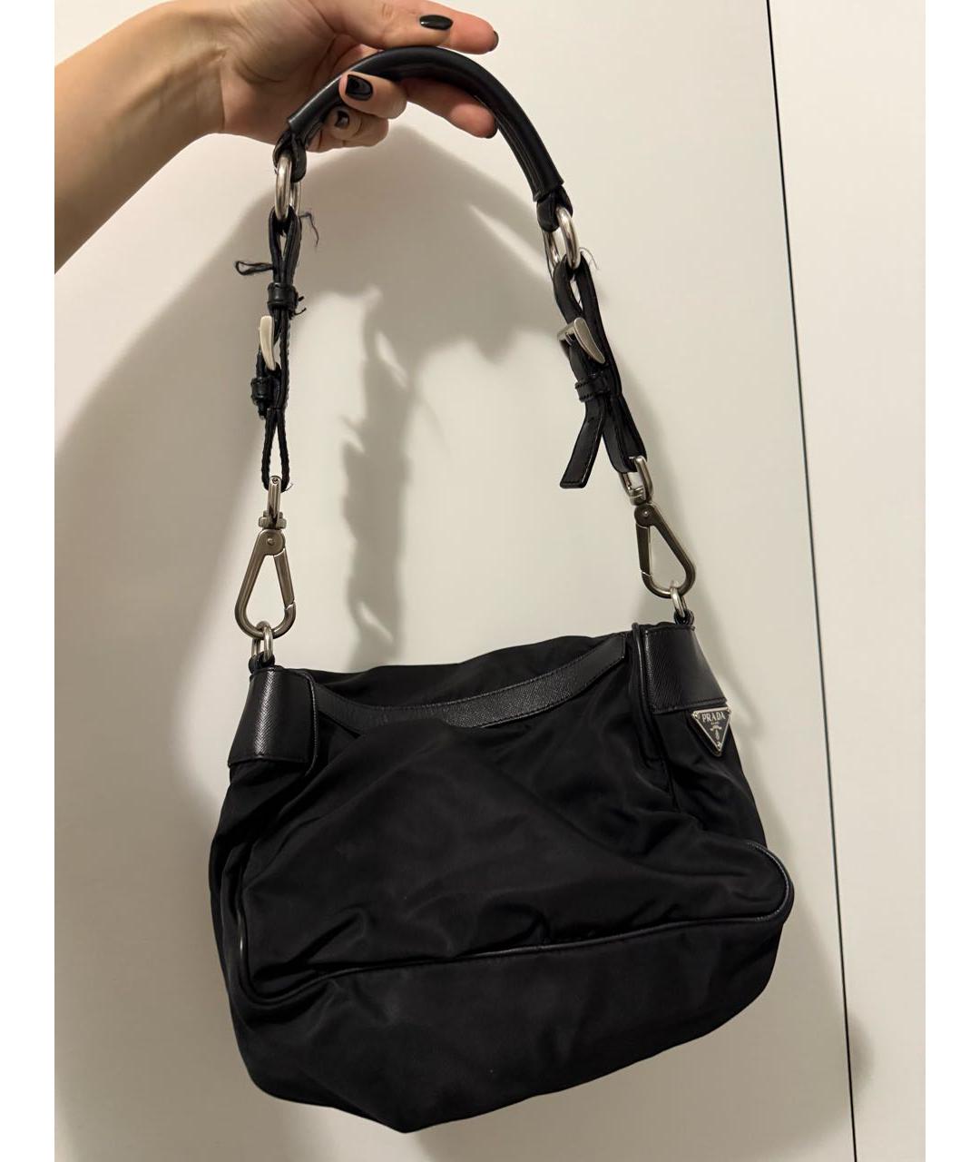 PRADA Черная сумка через плечо, фото 3