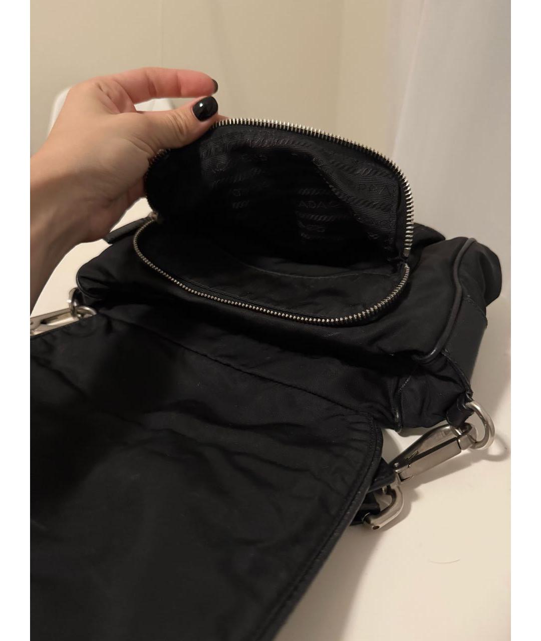 PRADA Черная сумка через плечо, фото 6