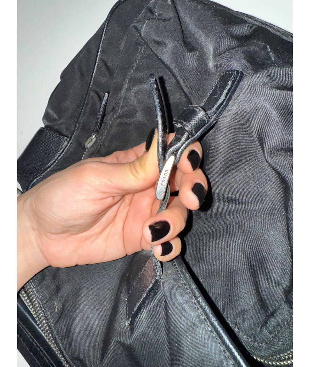 PRADA Черная сумка через плечо, фото 7