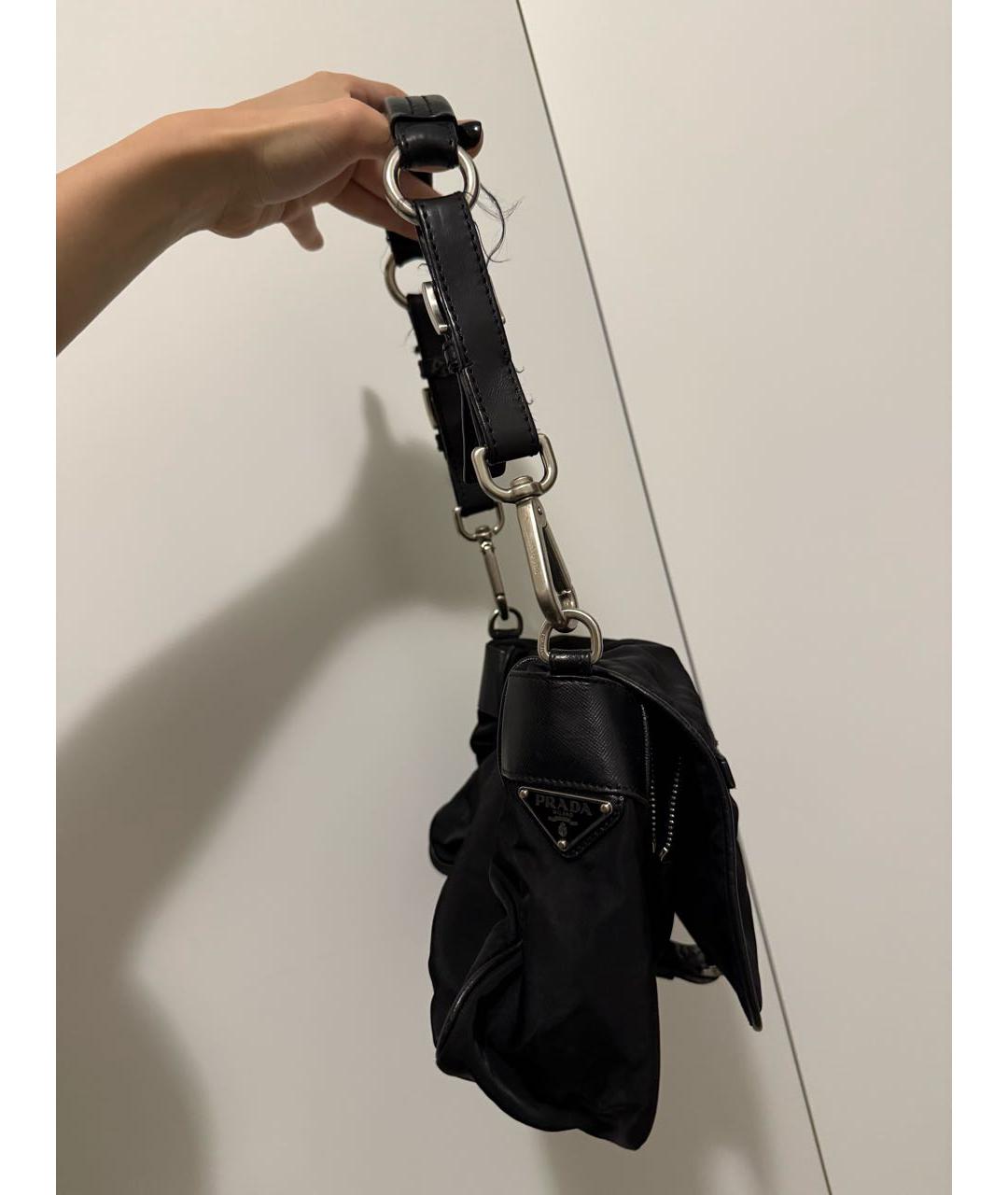 PRADA Черная сумка через плечо, фото 5