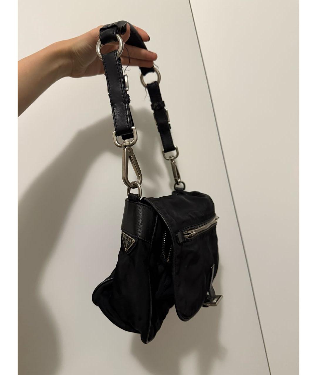 PRADA Черная сумка через плечо, фото 2