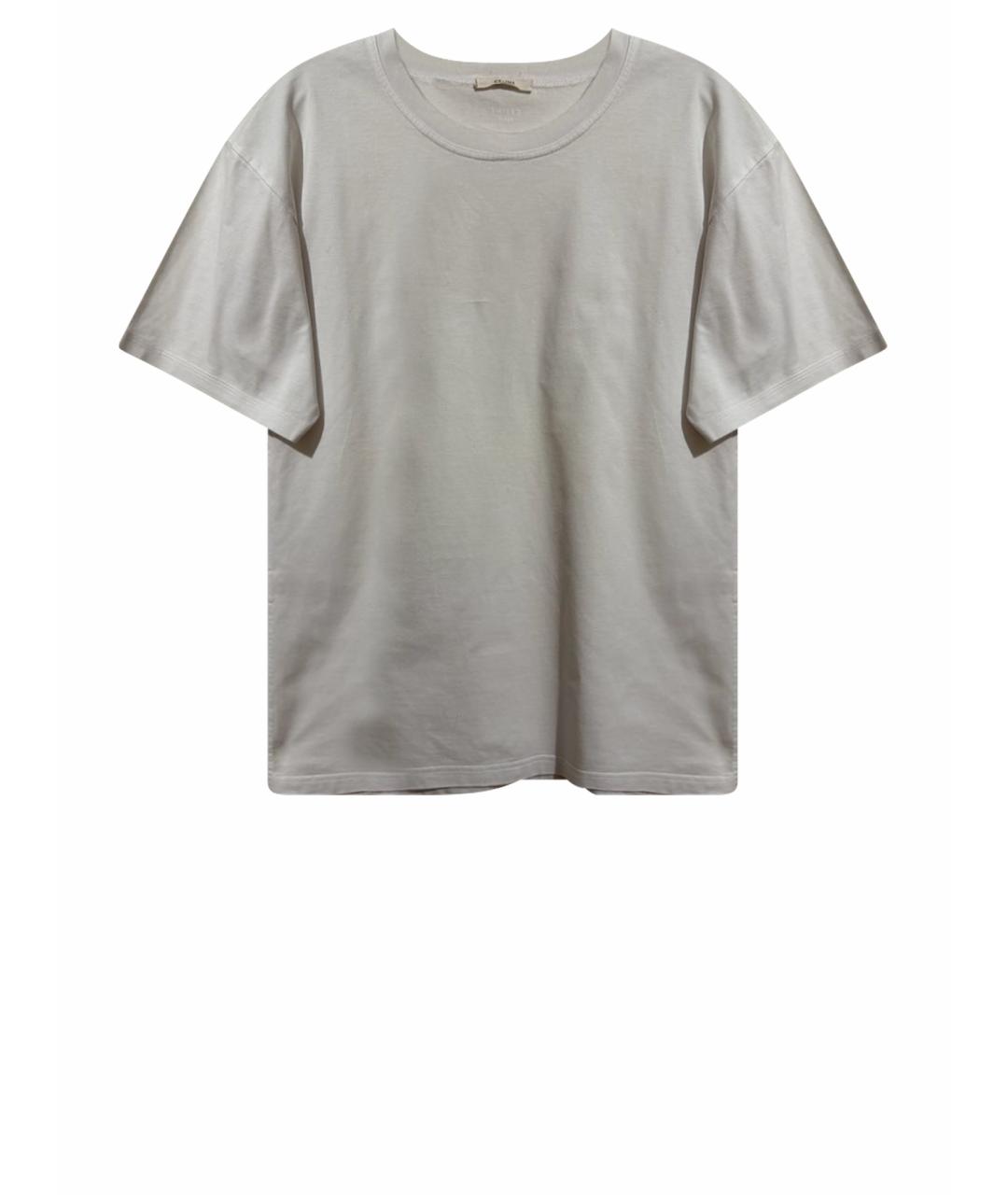 CELINE Белая хлопковая футболка, фото 1