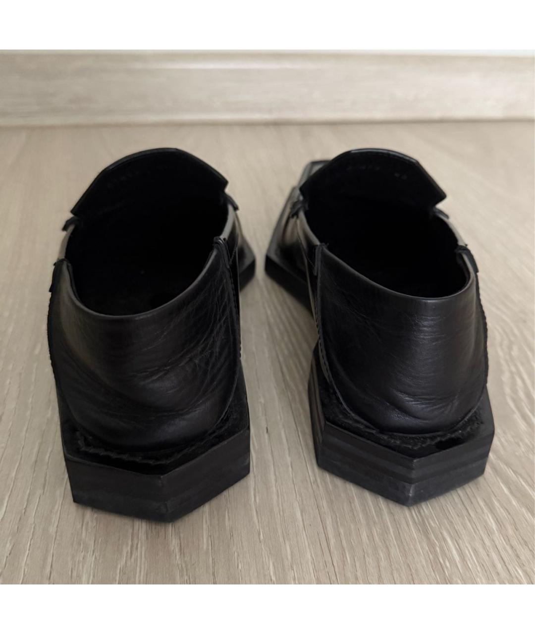 COPERNI Черные лоферы из лакированной кожи, фото 4