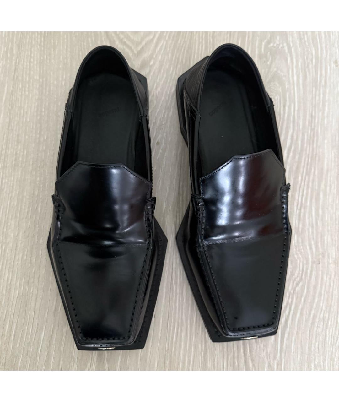 COPERNI Черные лоферы из лакированной кожи, фото 3