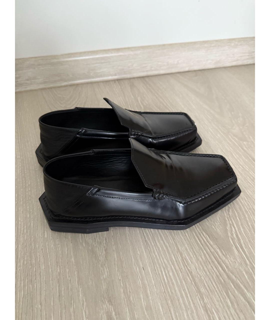 COPERNI Черные лоферы из лакированной кожи, фото 9