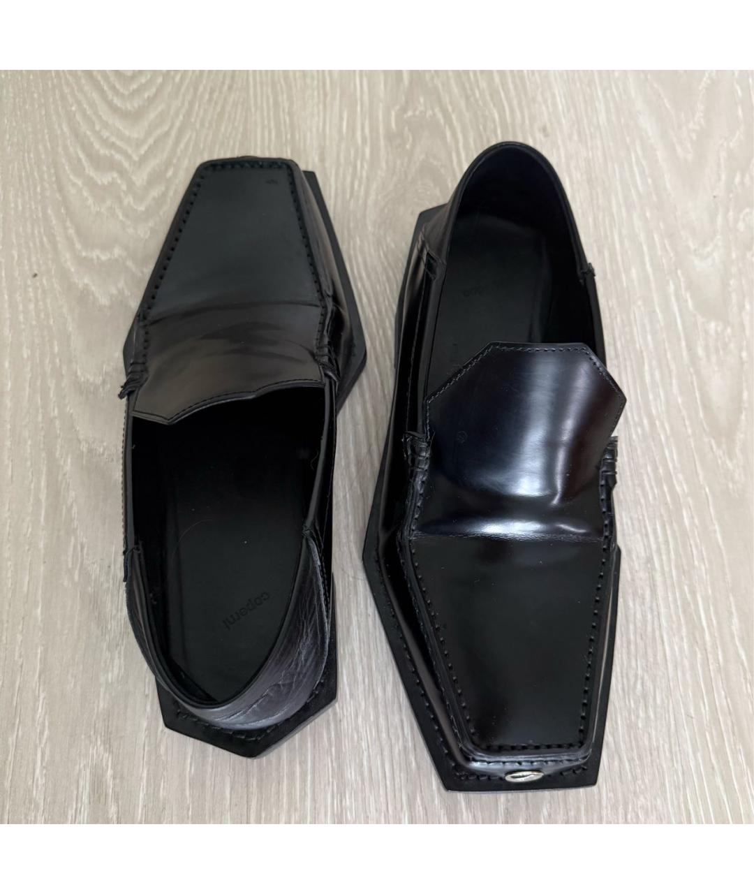 COPERNI Черные лоферы из лакированной кожи, фото 5