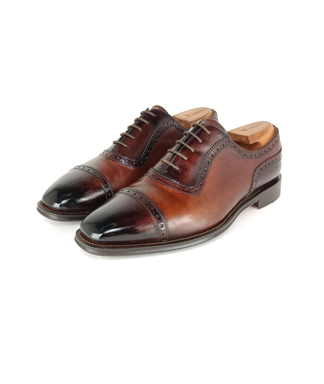 BALLY Коричневые кожаные туфли, фото 5