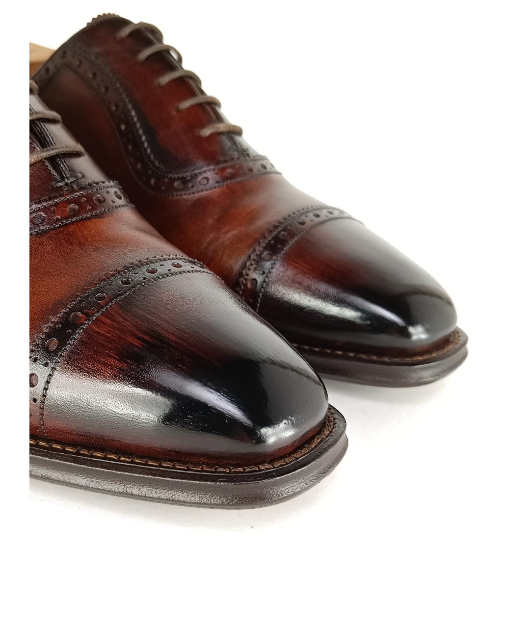 BALLY Коричневые кожаные туфли, фото 8