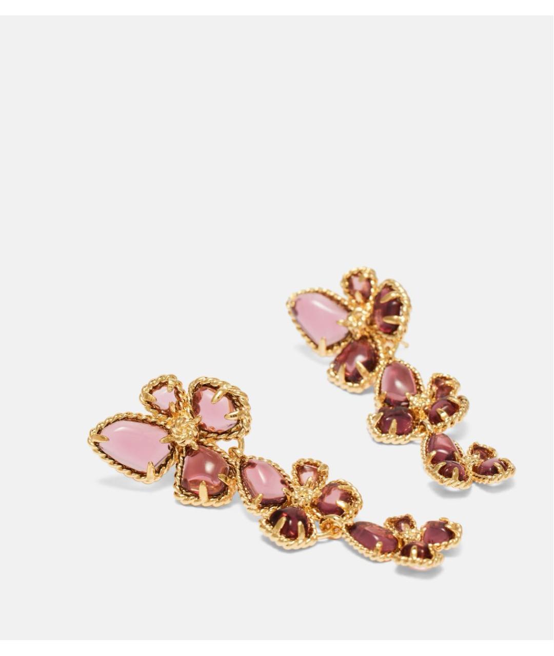 ZIMMERMANN Золотые латунные серьги, фото 4