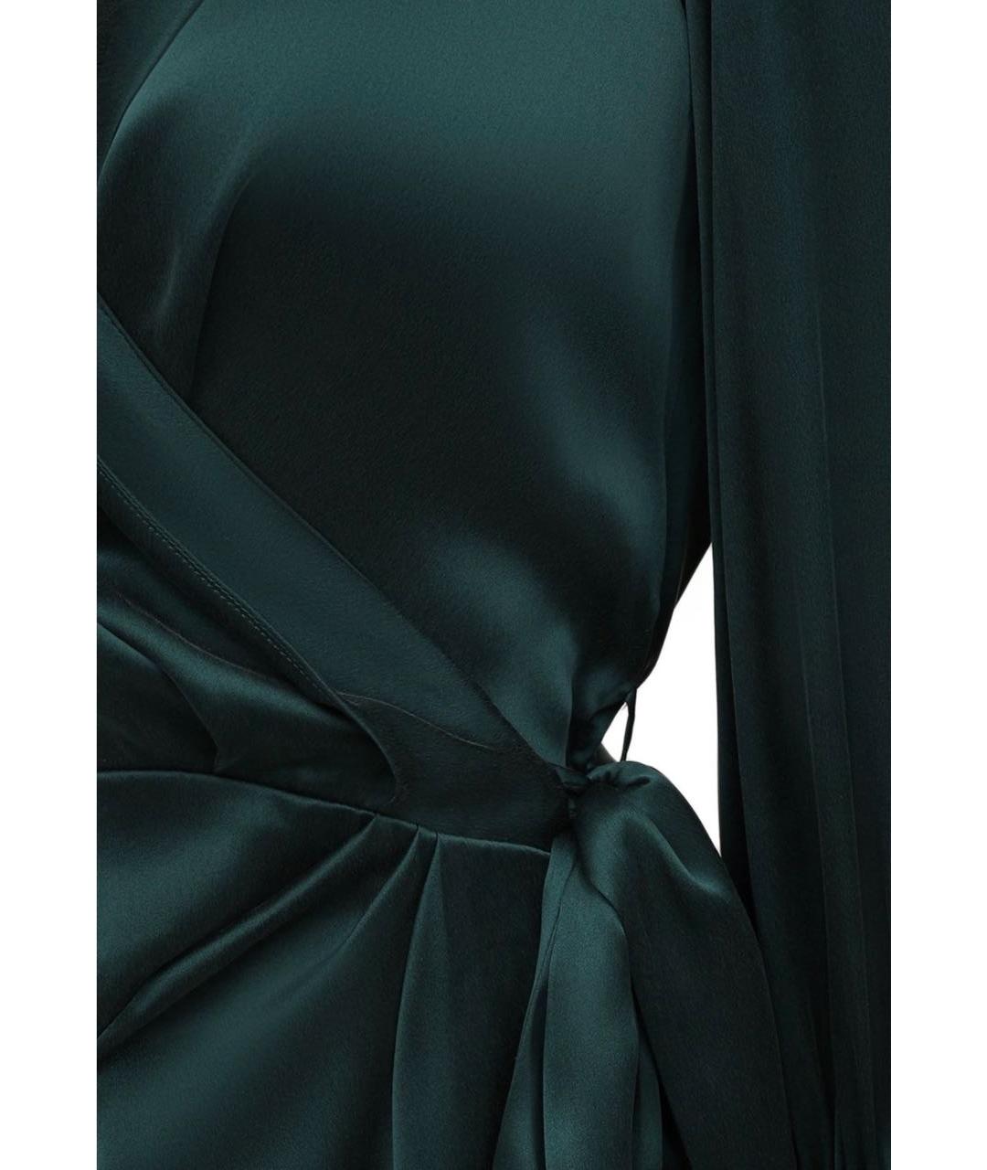 ZIMMERMANN Зеленые шелковое повседневное платье, фото 4