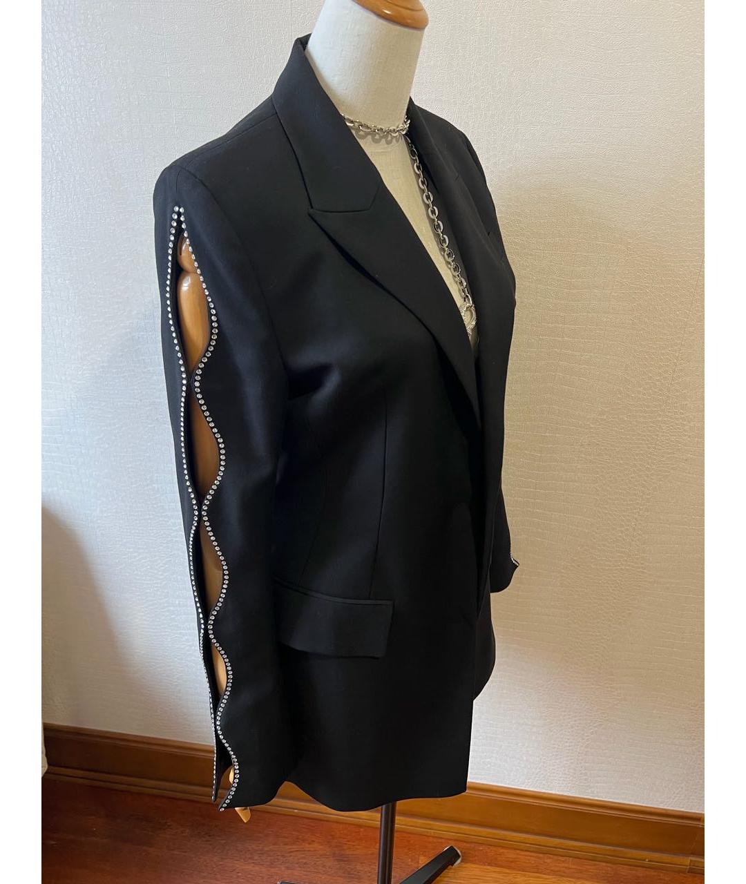MACH&MACH Черный полиэстеровый жакет/пиджак, фото 5