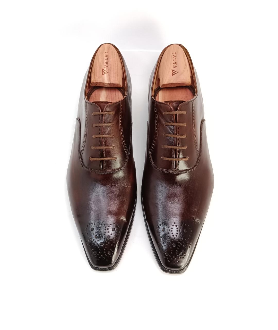 BRIONI Коричневые кожаные туфли, фото 4