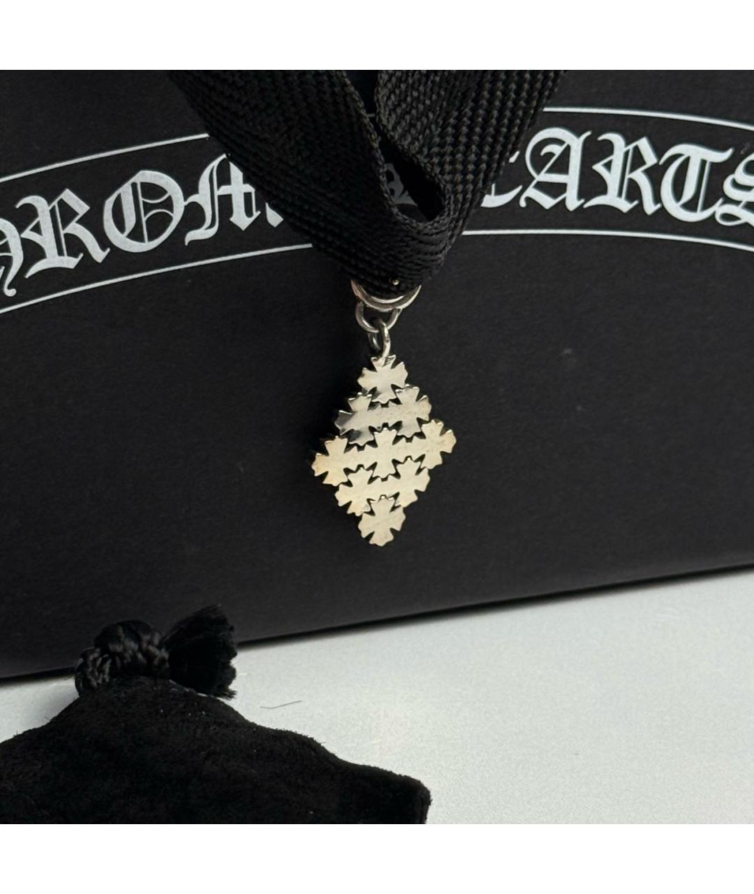 CHROME HEARTS Серебряные серебряные серьги, фото 3