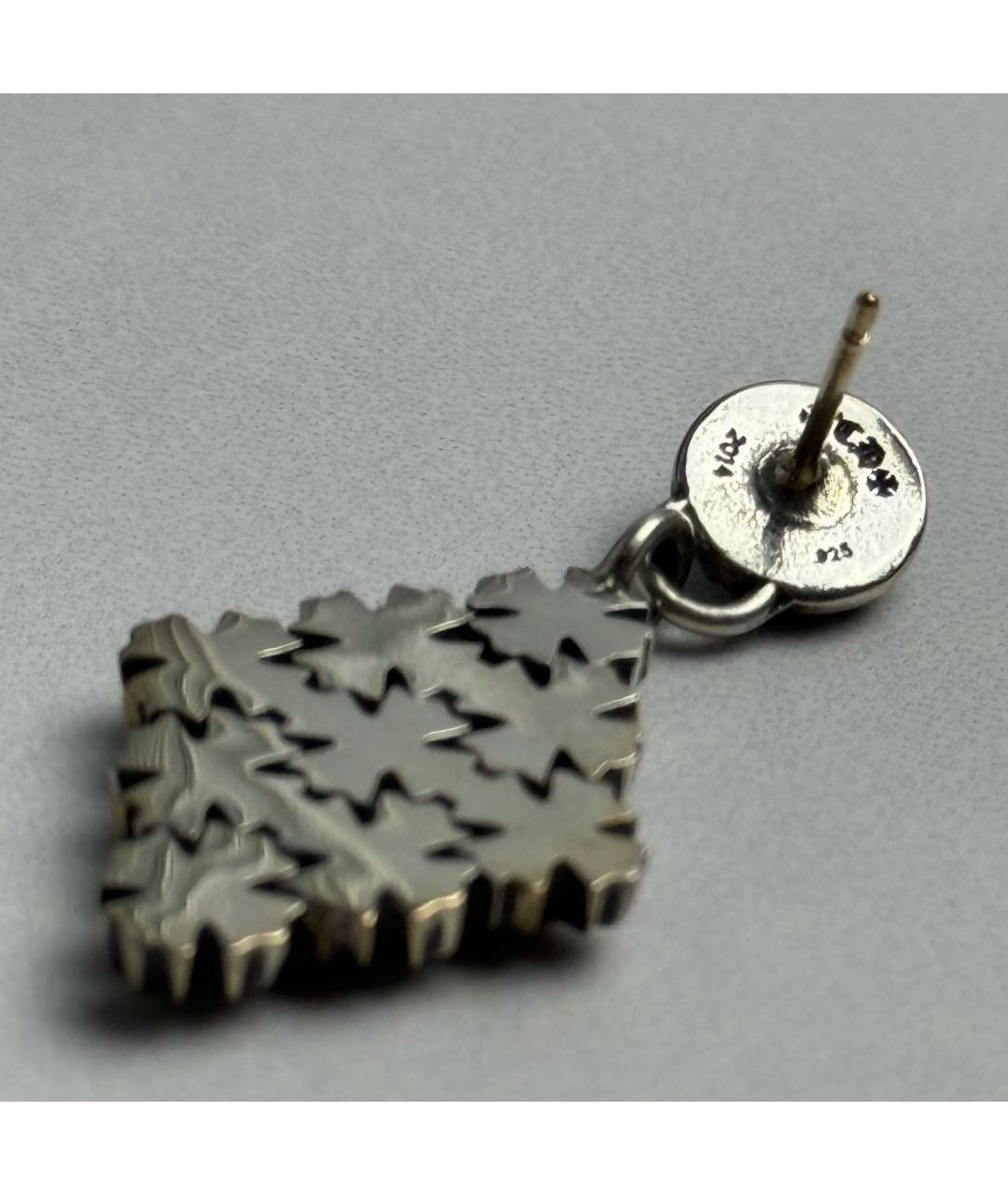 CHROME HEARTS Серебряные серебряные серьги, фото 4