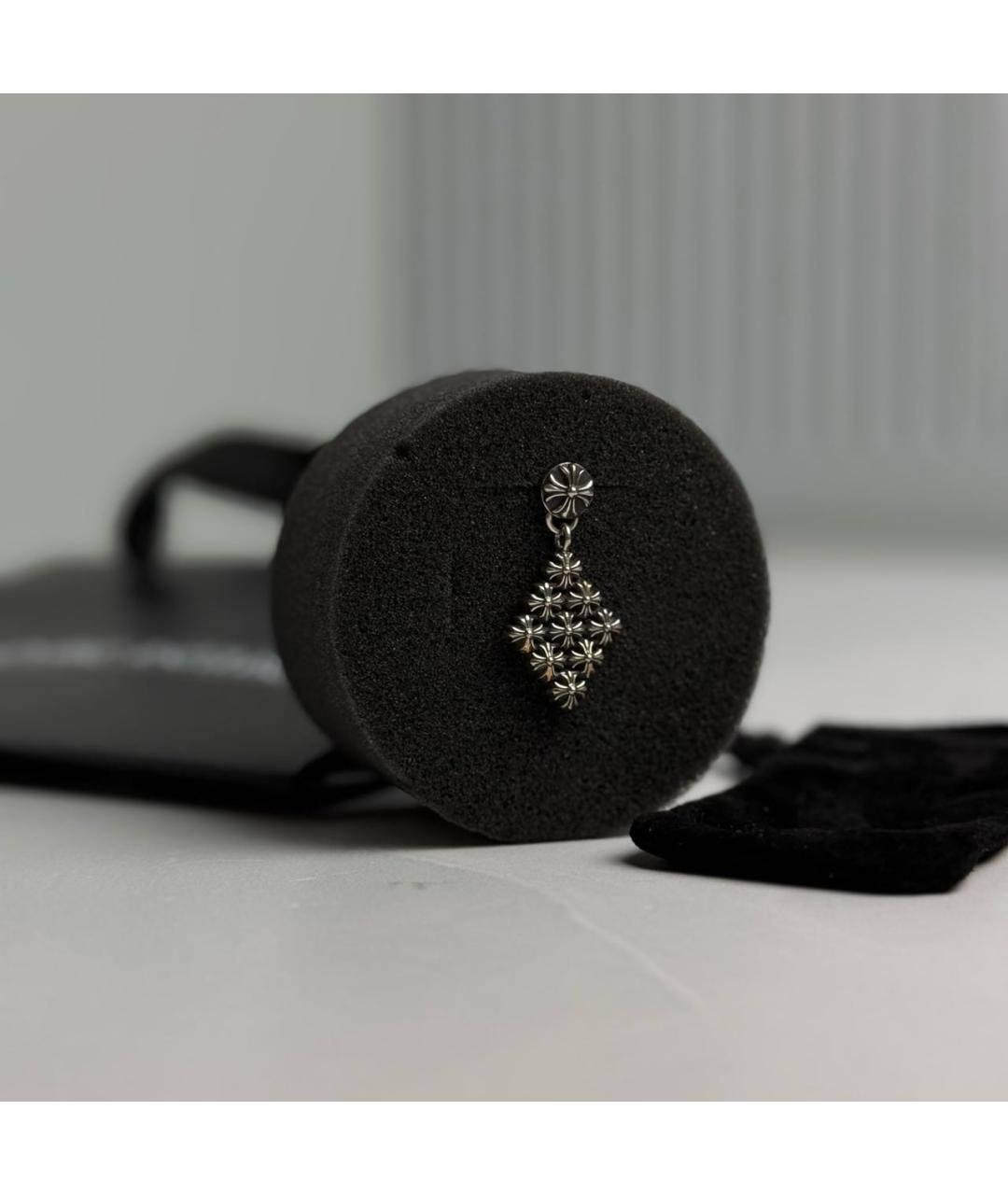 CHROME HEARTS Серебряные серебряные серьги, фото 5