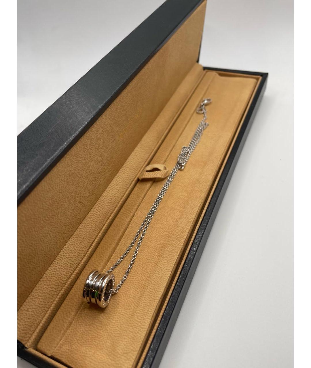 BVLGARI Серебряное колье из белого золота, фото 2