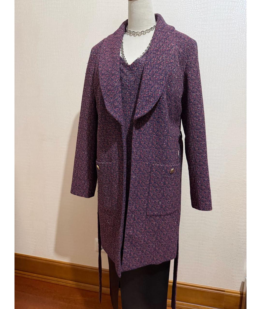 CHANEL Мульти полиамидовое пальто, фото 8