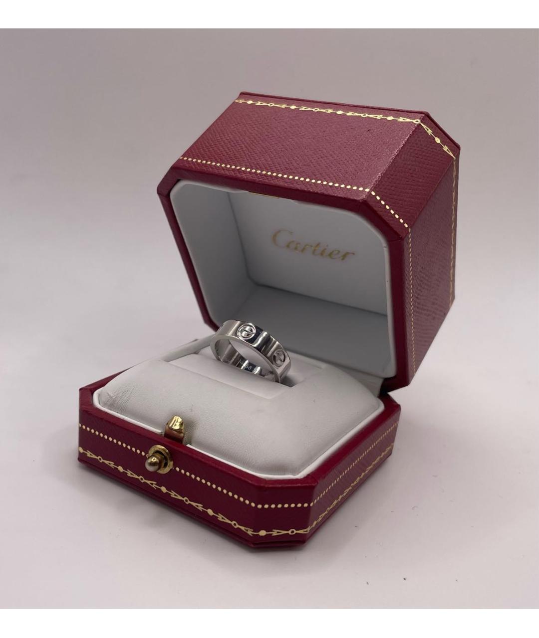 CARTIER Серебряное кольцо из белого золота, фото 3