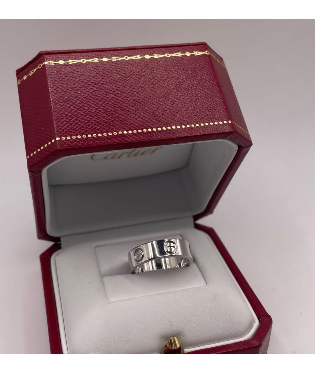 CARTIER Серебряное кольцо из белого золота, фото 2