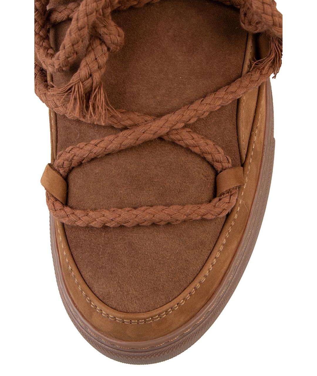 INUIKII Коричневые замшевые ботинки, фото 4
