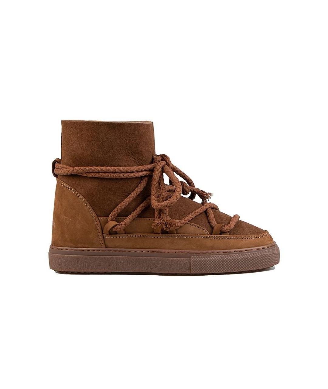 INUIKII Коричневые замшевые ботинки, фото 5