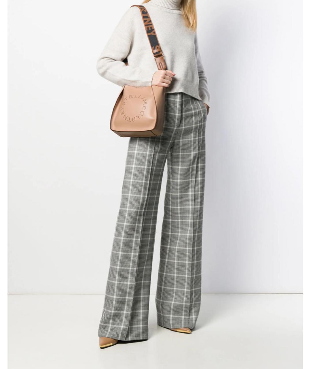 STELLA MCCARTNEY Бежевая сумка через плечо из искусственной кожи, фото 2