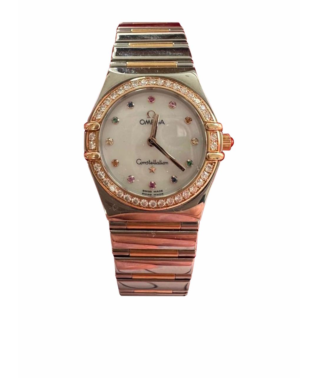 OMEGA Серебряные часы из белого золота, фото 1