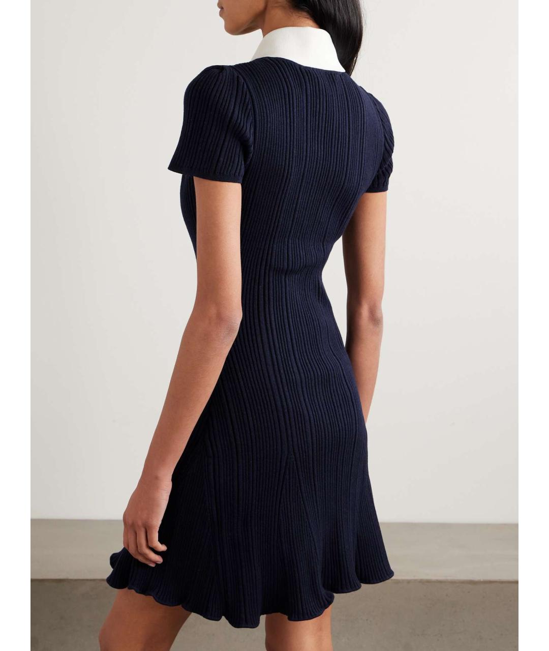 SELF-PORTRAIT Темно-синее коктейльное платье, фото 6