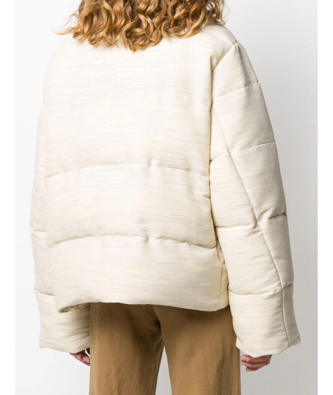 JACQUEMUS Бежевый шерстяной пуховик, фото 3
