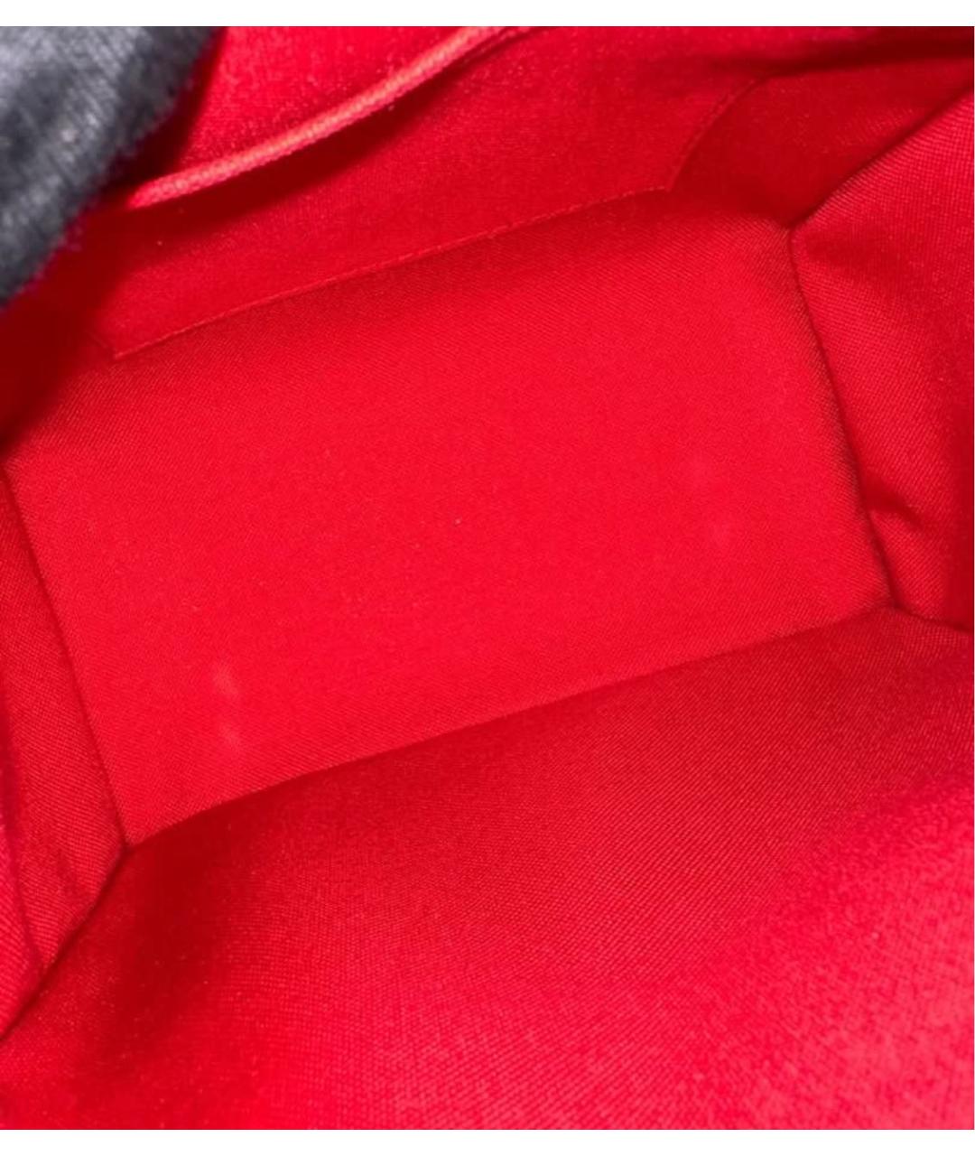 LOUIS VUITTON Коричневая кожаная сумка через плечо, фото 4