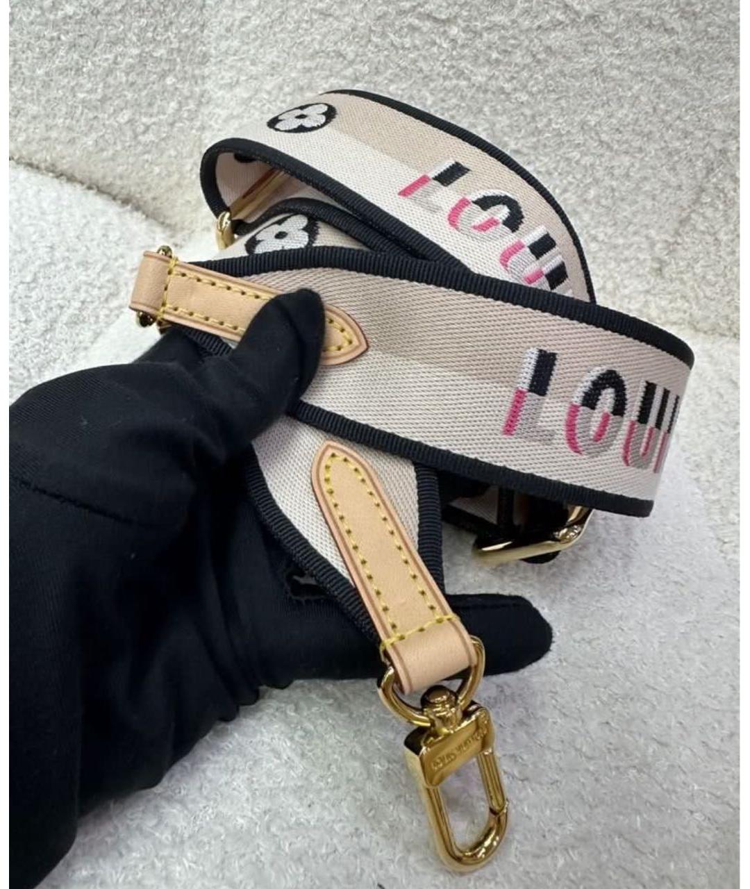 LOUIS VUITTON Коричневая кожаная сумка через плечо, фото 2