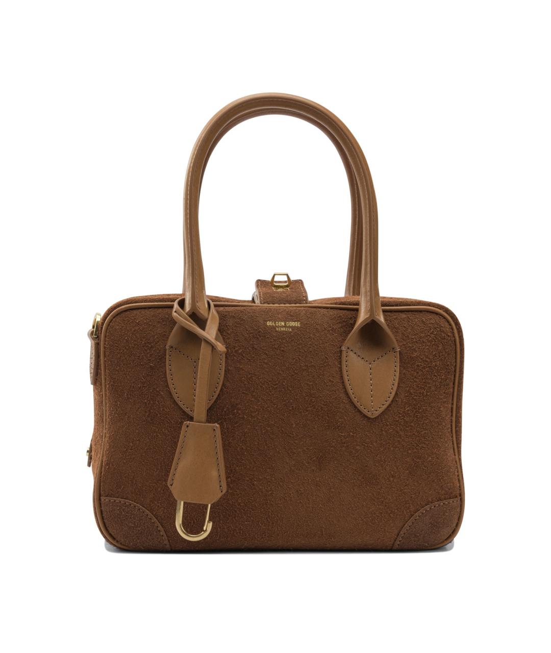 GOLDEN GOOSE DELUXE BRAND Коричневая кожаная сумка тоут, фото 1