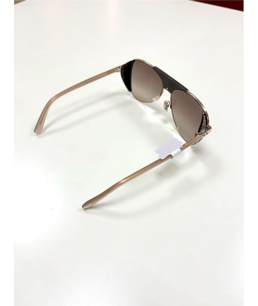 JIMMY CHOO Бордовые пластиковые солнцезащитные очки, фото 4