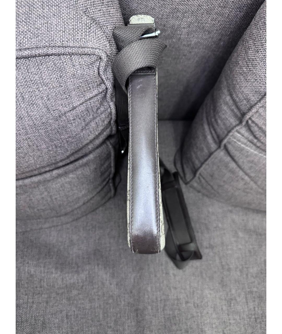 GUCCI Бежевая тканевая барсетка, фото 3